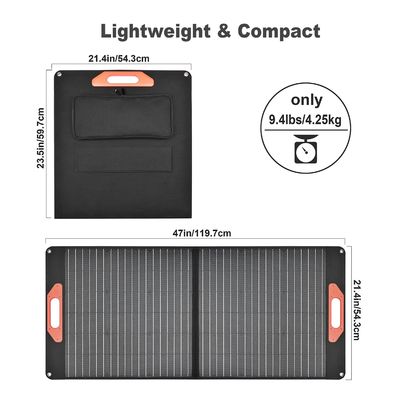 100w Etfe Solar Charger Power Bank Panel na letni samochód kempingowy RV