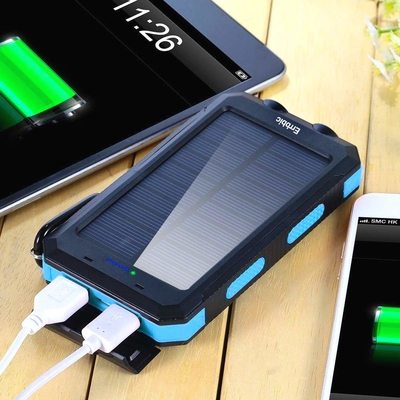 ODM Uniwersalna zapasowa ładowarka zasilana energią słoneczną 20000 mah