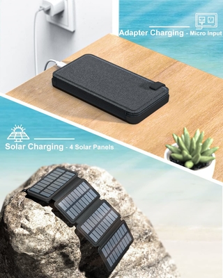 OEM 25000mAh 6W Panel ładowarki zasilany energią słoneczną do telefonu komórkowego