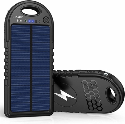 18W 10000mAh Power Bank zasilany energią słoneczną Ładowarka USB C OEM