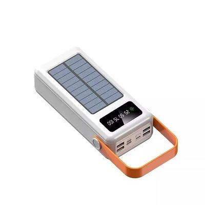 30000mAh 100000mAh 120000Mah Ładowarka słoneczna Odłączany kabel Solar Power Bank ze smyczą