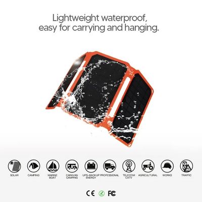 Mini mały panel słoneczny 15 W Zewnętrzne wodoodporne przenośne składane panele słoneczne