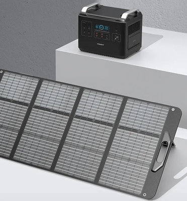 Składany panel słoneczny Mini Outdoor 100w Elastyczne ładowanie Wodoodporny Full Black