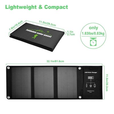 Mini składany panel słoneczny 120w na smartfon / aparat / PSP / Power Bank