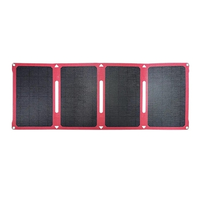 28w składane panele słoneczne elastyczna kieszeń 12v/15v z zestawami zasilania dla kempingu