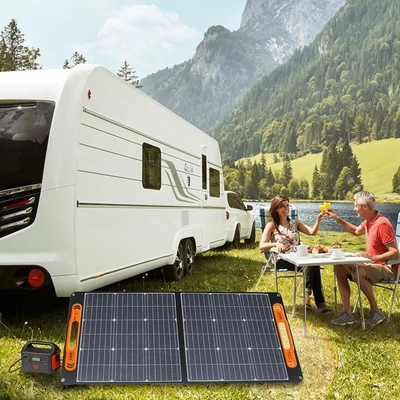 Producenci z Chin Niska cena 60W 100W 150W 200W Przenośne składane panele słoneczne na kemping na zewnątrz