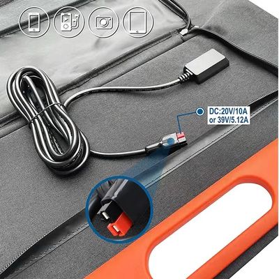 Nowy, wysokowydajny 120w przenośny składany wiata kempingowa panel słoneczny 100W 200W zestawy solarne do przyczep kempingowych z wyjściami USB