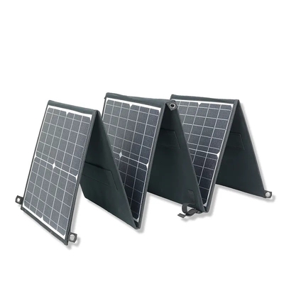Wysokiej jakości przenośny Sunpower 6-krotny ETFE 60W 110w 220w składany panel słoneczny torebka producent ładowarki do elektrowni