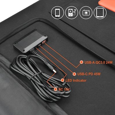 ETFE 100W zestaw ładowania składanych paneli słonecznych 60w 100w 3 składane 5 składane każdy pojedynczy moduł