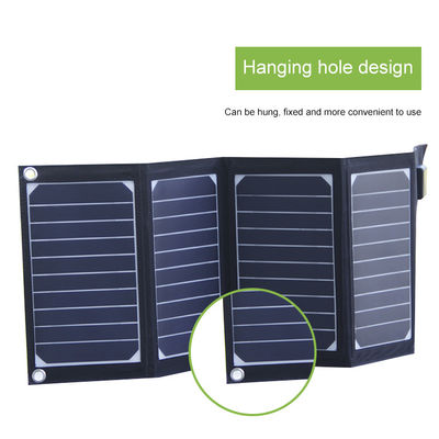Ładowarka słoneczna 20 W składana ładowarka do paneli słonecznych z 2 wodoodpornymi wyjściami USB