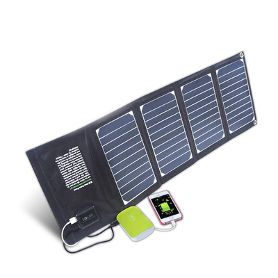 Przenośna składana ładowarka do paneli słonecznych IPX4 20 W z 2 wyjściami USB