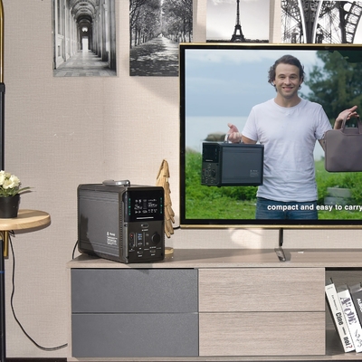 1380Wh Awaryjny generator przenośnej elektrowni domowej RV Szybkie ładowanie USB-C