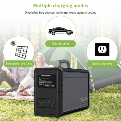 1075Wh 220V 110V Zasilana stacja generatora energii słonecznej Camping Domowe magazynowanie energii