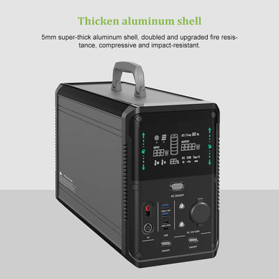 1380Wh Stacja generatora energii słonecznej Awaryjny system zasilania energią słoneczną z baterią Lifepo4