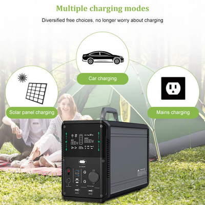 1500w 1380Wh Przenośny zewnętrzny generator słoneczny do zasilania awaryjnego w domu kempingowym
