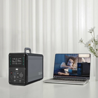 Lifepo4 Battery Przenośny generator litu Ac Inverter CPAP Power Station 1500w