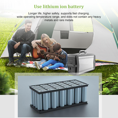 MPPT Portable Solar Rechargeable Power Station Generator 1000W Akumulator litowo-jonowy Wielokrotne wyjście