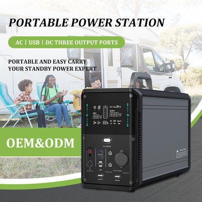 Przenośna elektrownia słoneczna Lifepo4 o mocy 1kW 220v 110v