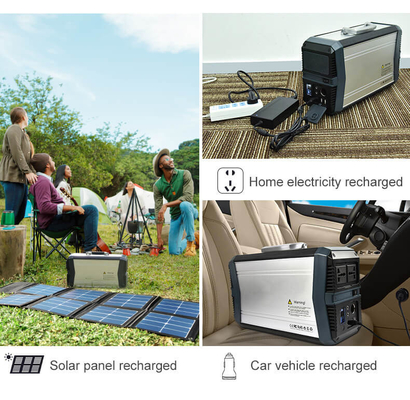 Bateria litowa 1000 W Solar Camping Power Station Bank USB QC3.0 do systemu oświetleniowego