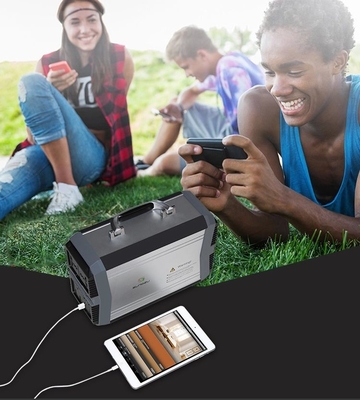 Akumulator litowy AC Przenośny generator elektrowni do awaryjnego samochodu 300W