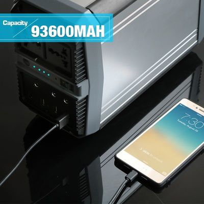 300 W ładowany energią słoneczną generator prądu litowego 220 V AC Outlet