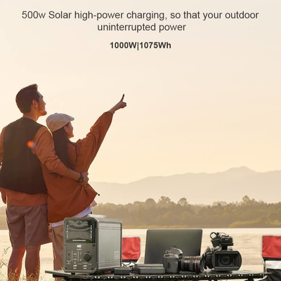 1000W 2000W Li Ion Power Station Awaryjny mini generator zasilany energią słoneczną na zewnątrz