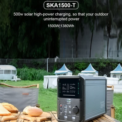 Akumulator litowo-jonowy 1500 W do awaryjnego przechowywania w podróży na zewnątrz