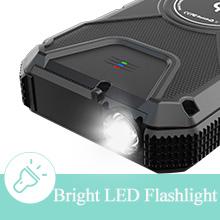 Przenośna bezprzewodowa ładowarka zasilana energią słoneczną 18W QC3.0 z 4 wyjściami 4